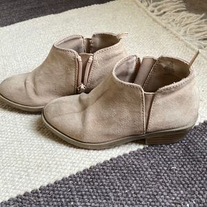 Old navy cream suede booties
